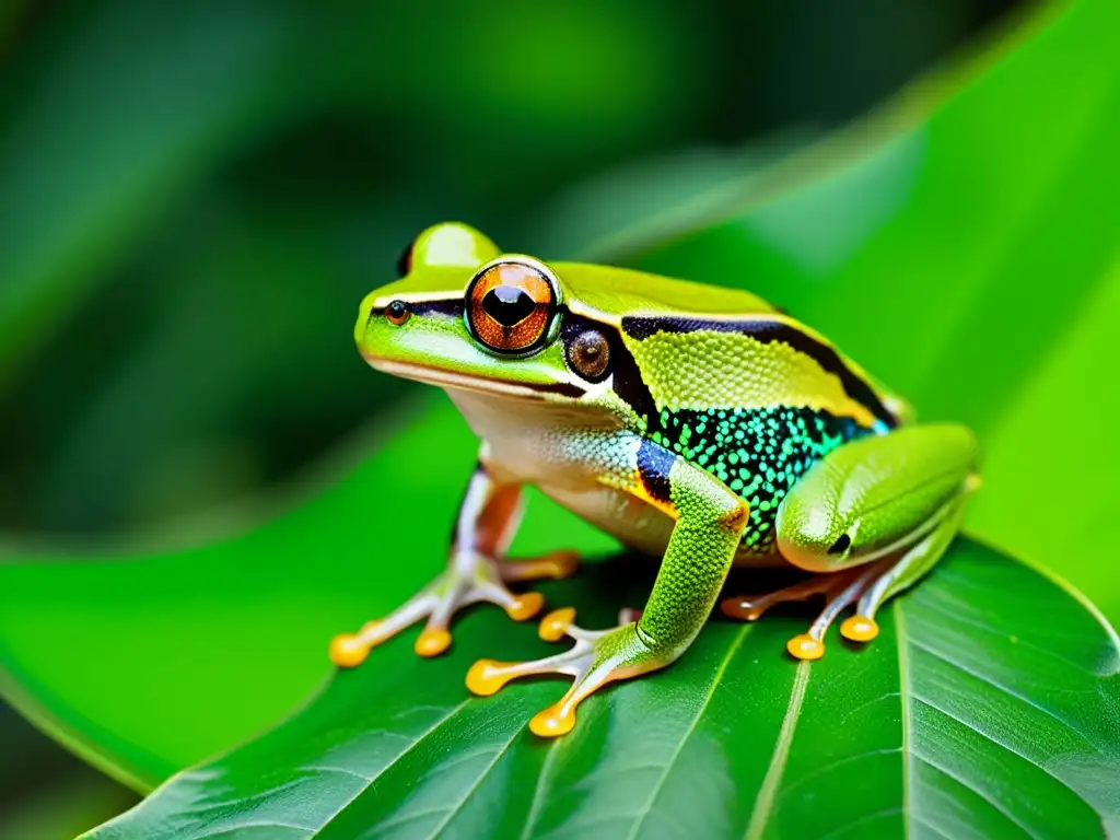 Un ágil y vibrante árbol de la selva