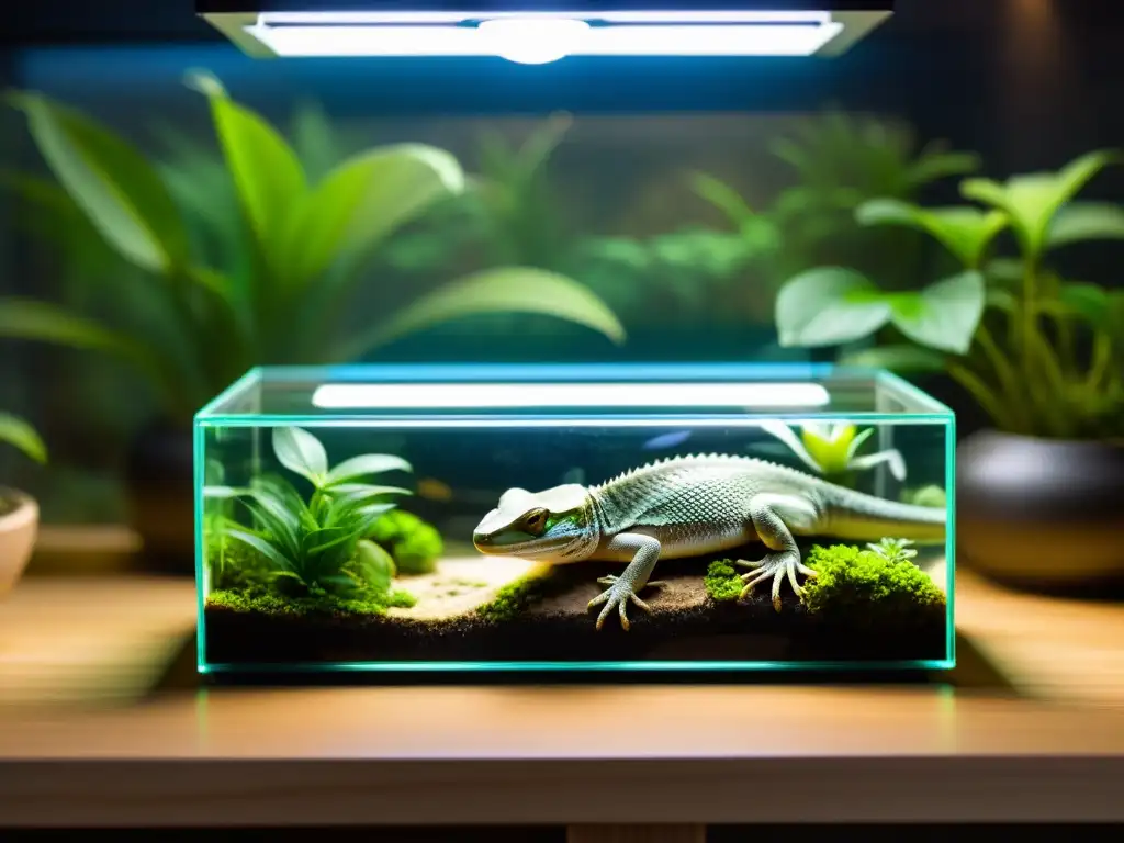 Avanzada tecnología de monitoreo para reptiles en cautiverio