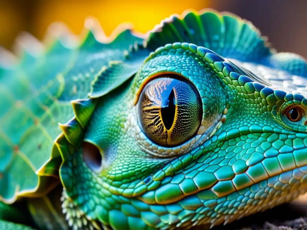 Ciclos de vida y madurez en reptiles: Detalle de reptil mudando su piel, mostrando la transformación y belleza natural