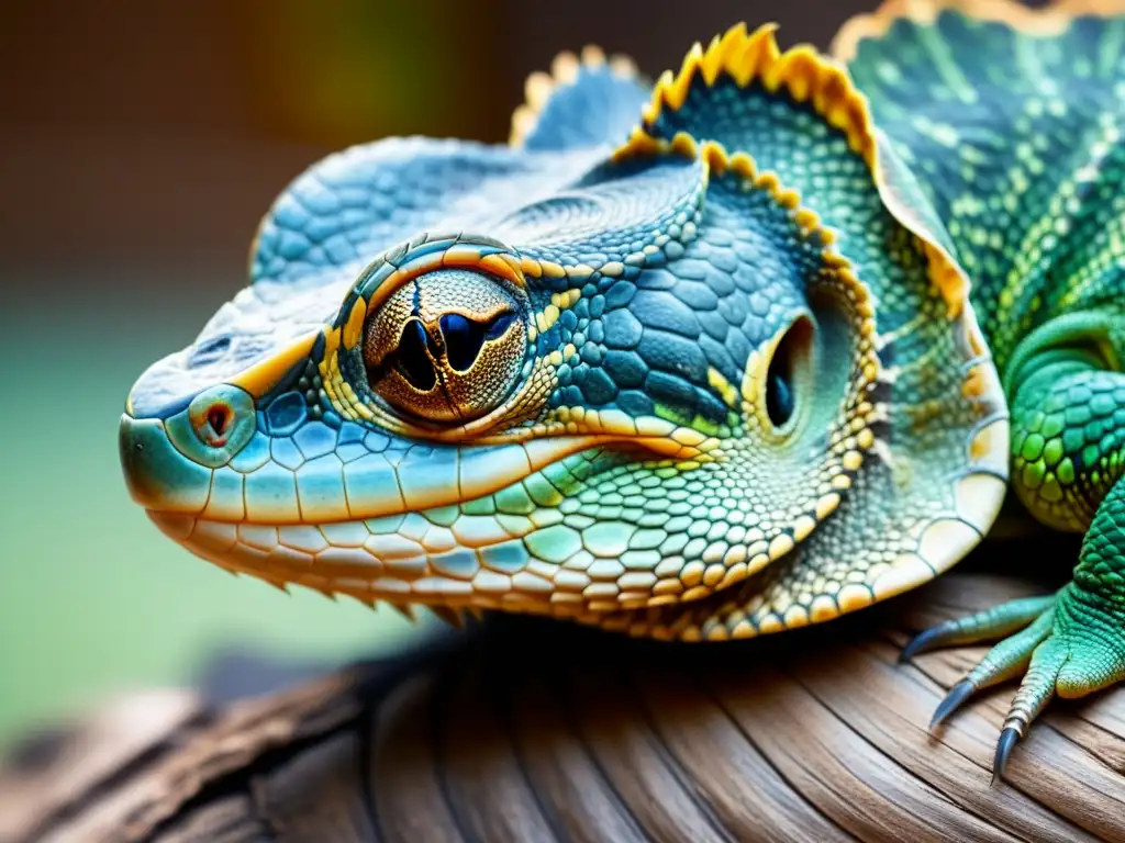 Ciclos de vida y madurez en reptiles: Detalle fascinante de un reptil mudando su piel, revelando patrones y colores cautivadores