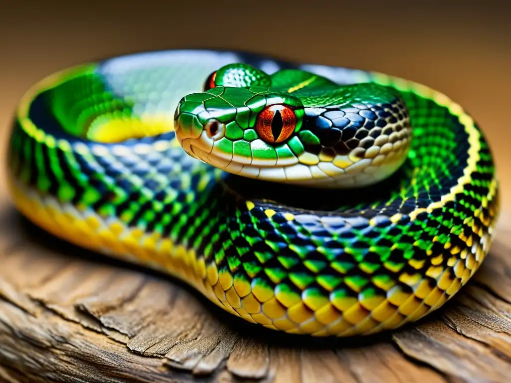 Detalle impresionante de una serpiente mudando su piel, revelando el fascinante ciclo de vida de serpiente