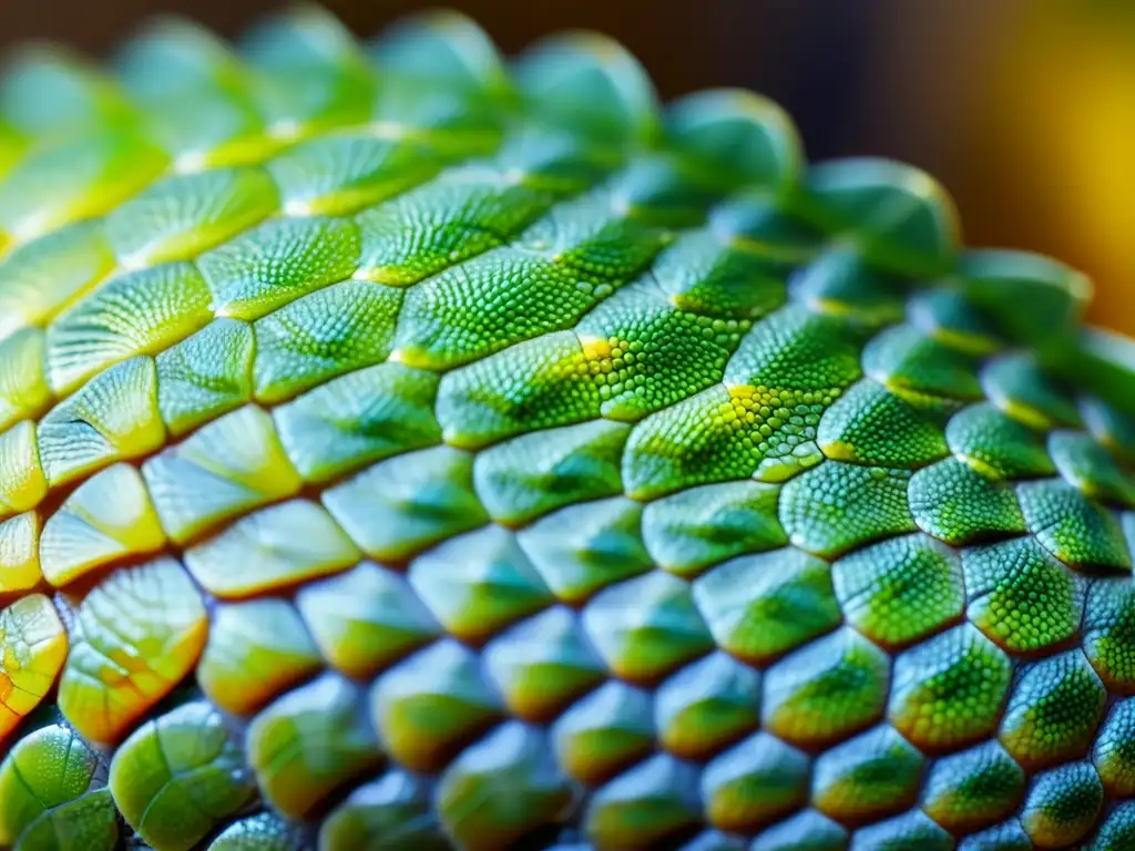 Detalle de piel de reptil mudando, revelando patrones y texturas vibrantes