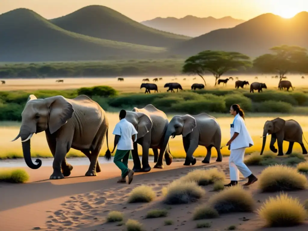 Un emotivo atardecer en la naturaleza, científicos y voluntarios liberan especies en peligro