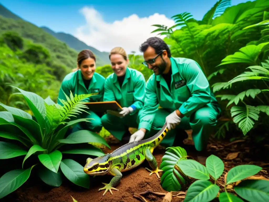 Equipo internacional libera reptiles en hábitat protegido, esperanza en salvar especies