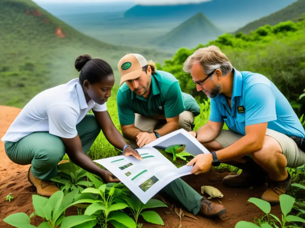 Un equipo internacional colabora para salvar reptiles en peligro, liberándolos en su hábitat natural y documentando datos en un paisaje biodiverso