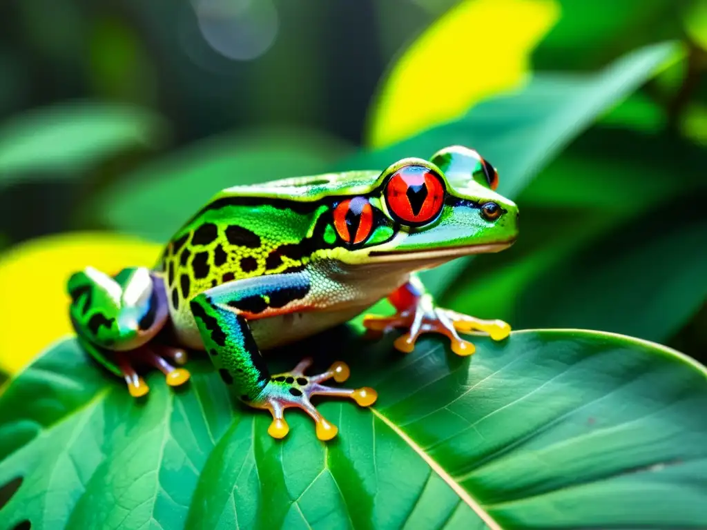 Un exuberante bosque lluvioso tropical