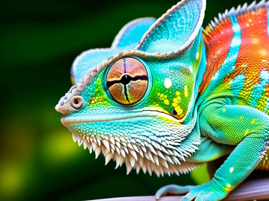 La genética del cambio de color del camaleón, capturada en detalle asombroso