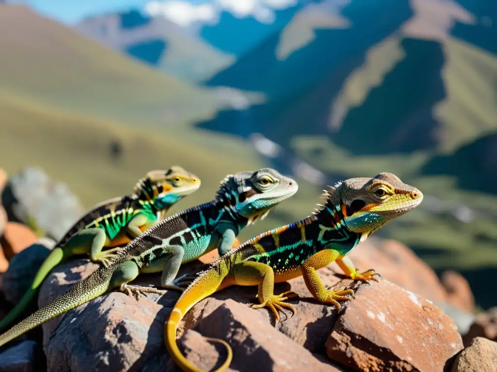 Un grupo de lagartos de alta montaña en los Andes, con adaptaciones únicas a su entorno extremo