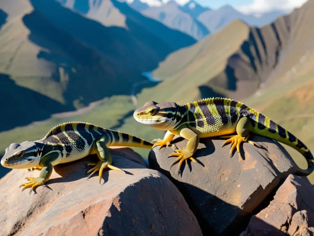 Un grupo de reptiles andinos se adapta a las altas montañas de los Andes, mostrando sus asombrosas adaptaciones