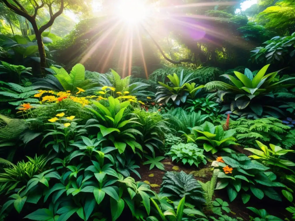 Hábitat exuberante: reptiles herbívoros en su entorno natural Un hábitat exuberante de reptiles herbívoros en su entorno biodiverso, disfrutando de una dieta vegetariana