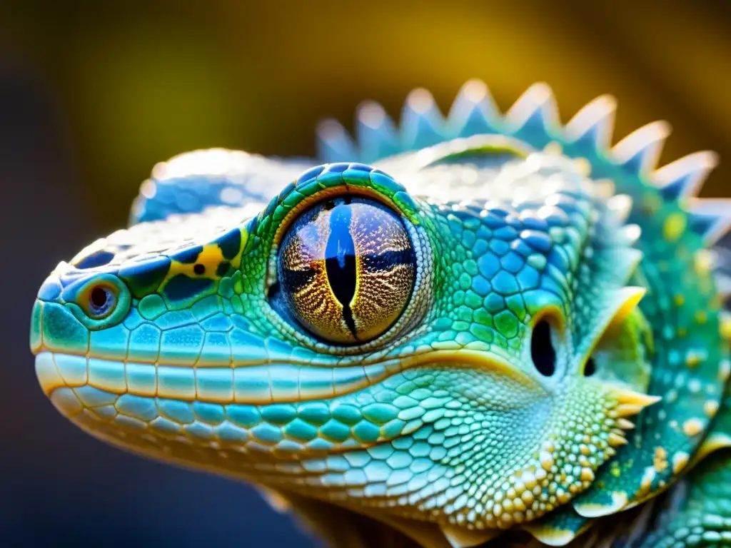 Imagen detallada de reptil joven mudando la piel, revelando sus nuevas escamas con determinación