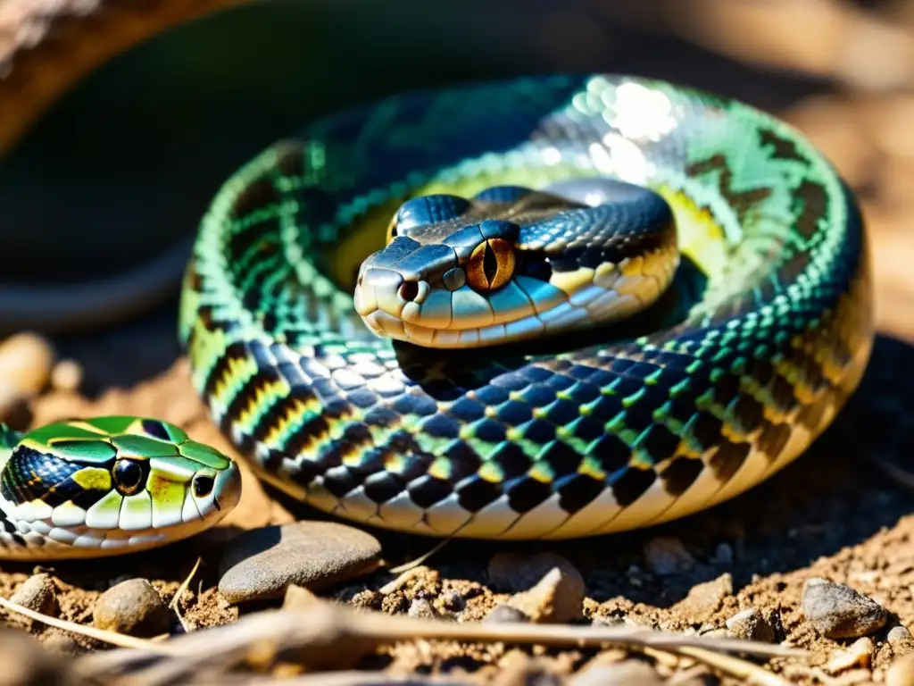 Imagen impactante de depredación y defensa en reptiles