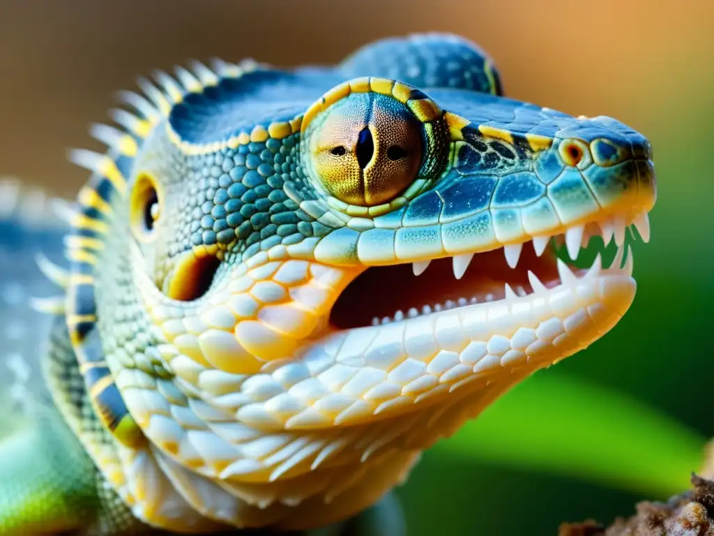 Imagen impactante de relaciones simbióticas entre reptiles y limpiadores