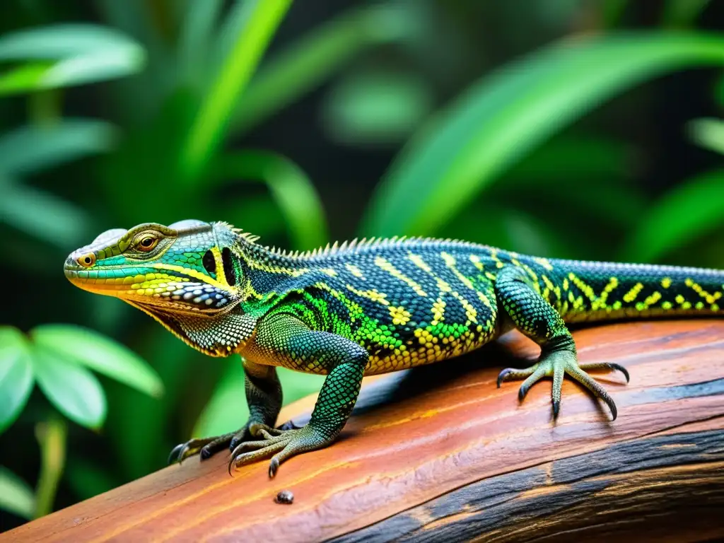 Imagen impactante de varanos invasores en un ecosistema tropical, resaltando la urgencia de manejar el problema varanos especies invasoras