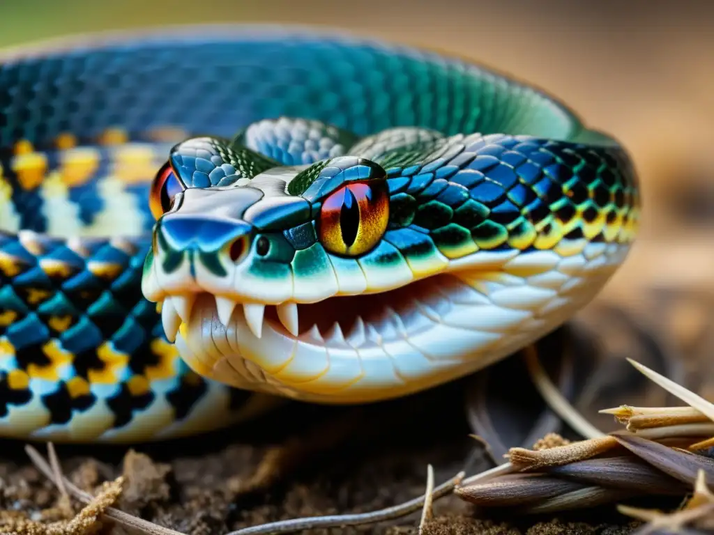 Imagen impresionante de una serpiente desencajando su mandíbula para comer, destacando la necesidad de consejos para balancear dieta serpientes