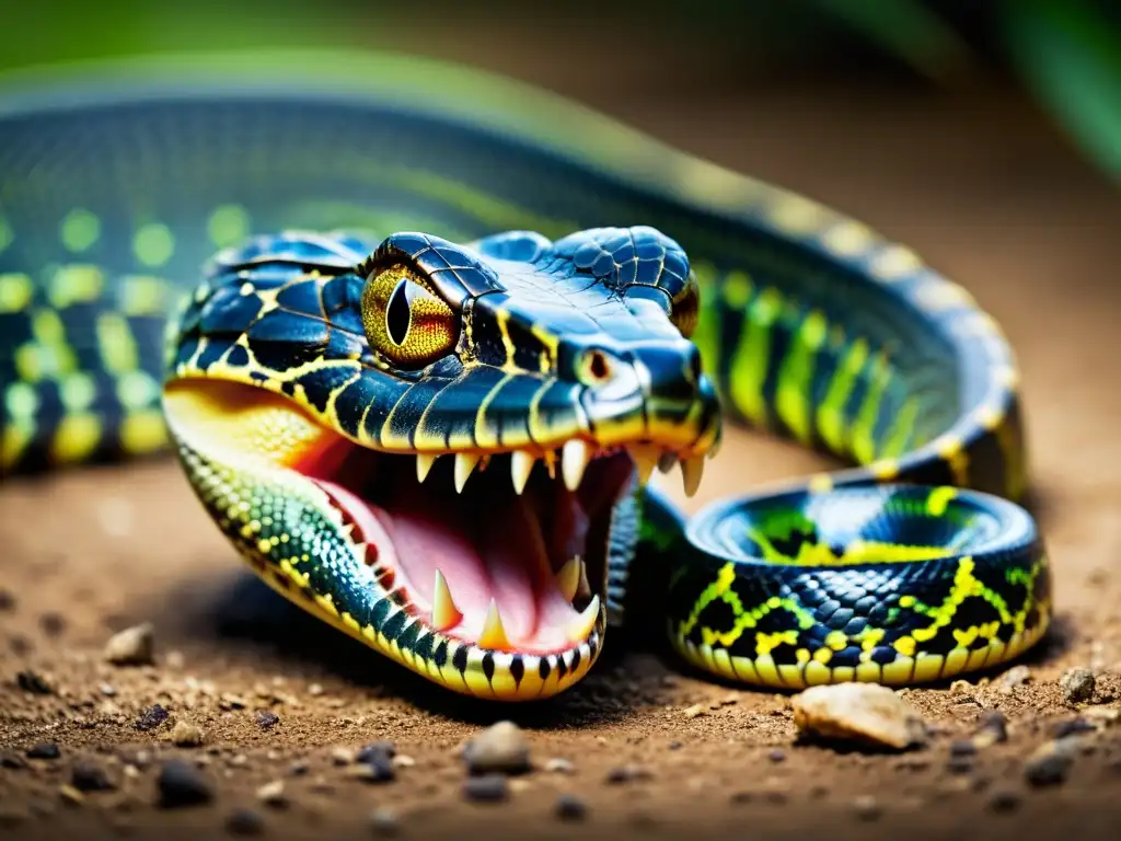 Impresionante imagen de un reptil carnívoro devorando presa