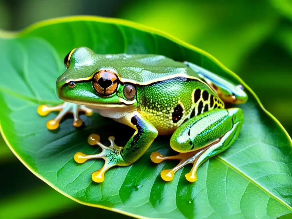 Una impresionante fotografía de conservación de reptiles y anfibios