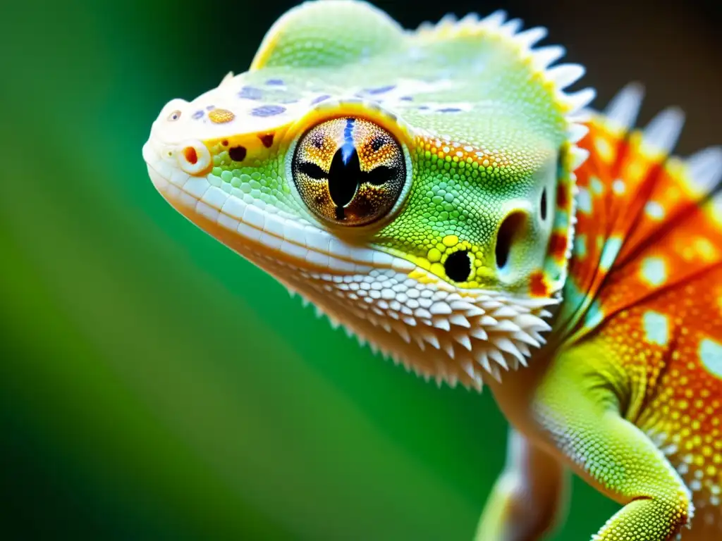 'Increíble detalle de la regeneración de la cola en un gecko, resaltando la naturaleza asombrosa de este proceso