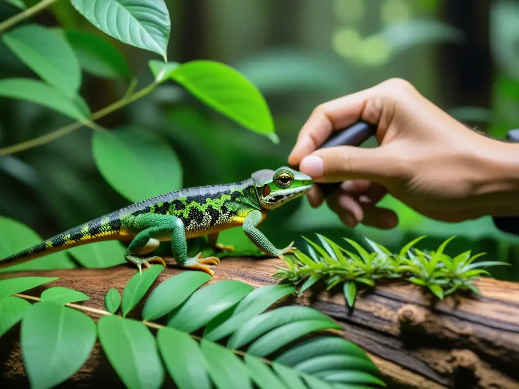 Investigadores realizan seguimiento migratorio de reptiles en selva tropical con inteligencia artificial