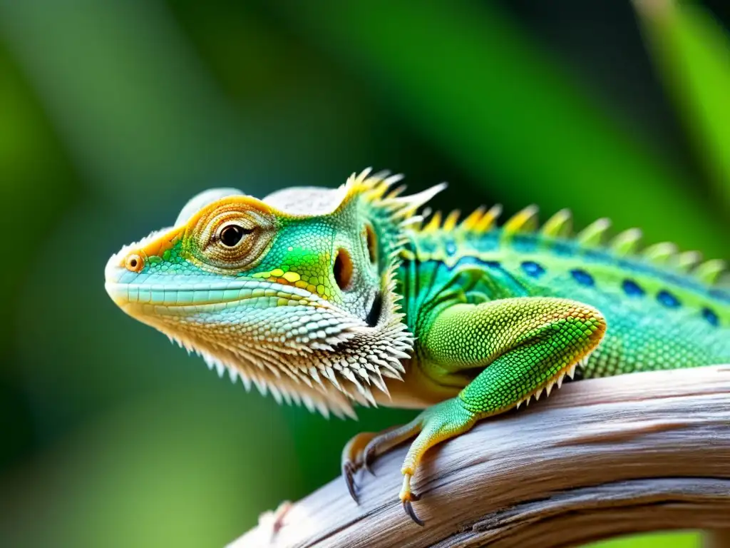 Un lagarto en plena autotomía, mostrando el intrincado mecanismo de defensa natural