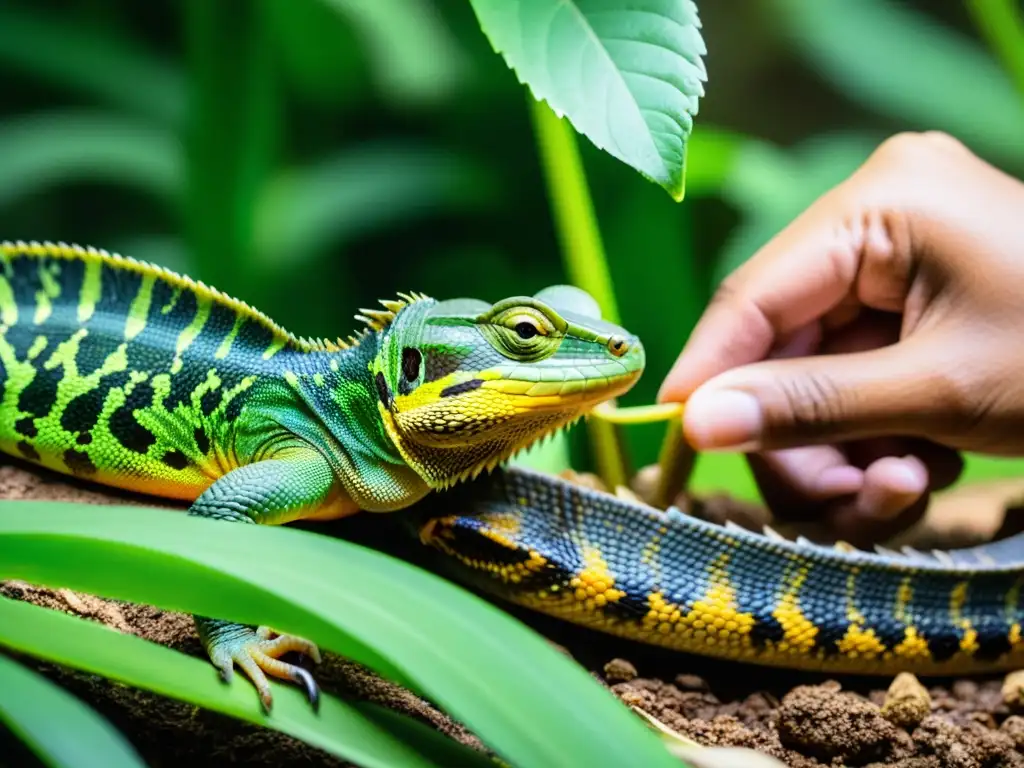 Colaboración en la reintroducción de especies: científicos y comunidad liberan reptiles en hábitat protegido