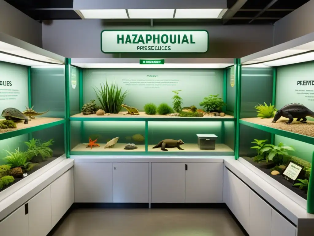 Reptiles en riesgo de exposición a productos químicos en hábitat detallado